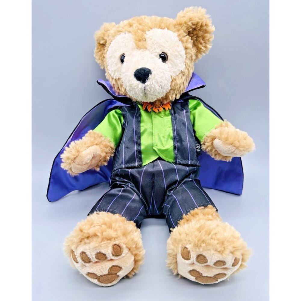 Disney Parks Vampire Haunted Mansion Duffy Hidden Mickey Plush Bear‎ Retired 15"